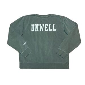 Call Her Daddy Barstool Sports Unwell Crew Sweatshirt in Green, size Medium